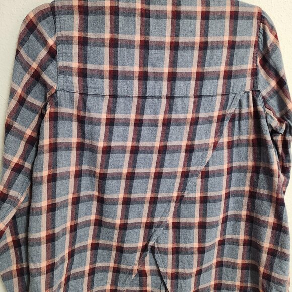 Marine Layer Plaid Button Down Shirt XS - Picture 4 of 6